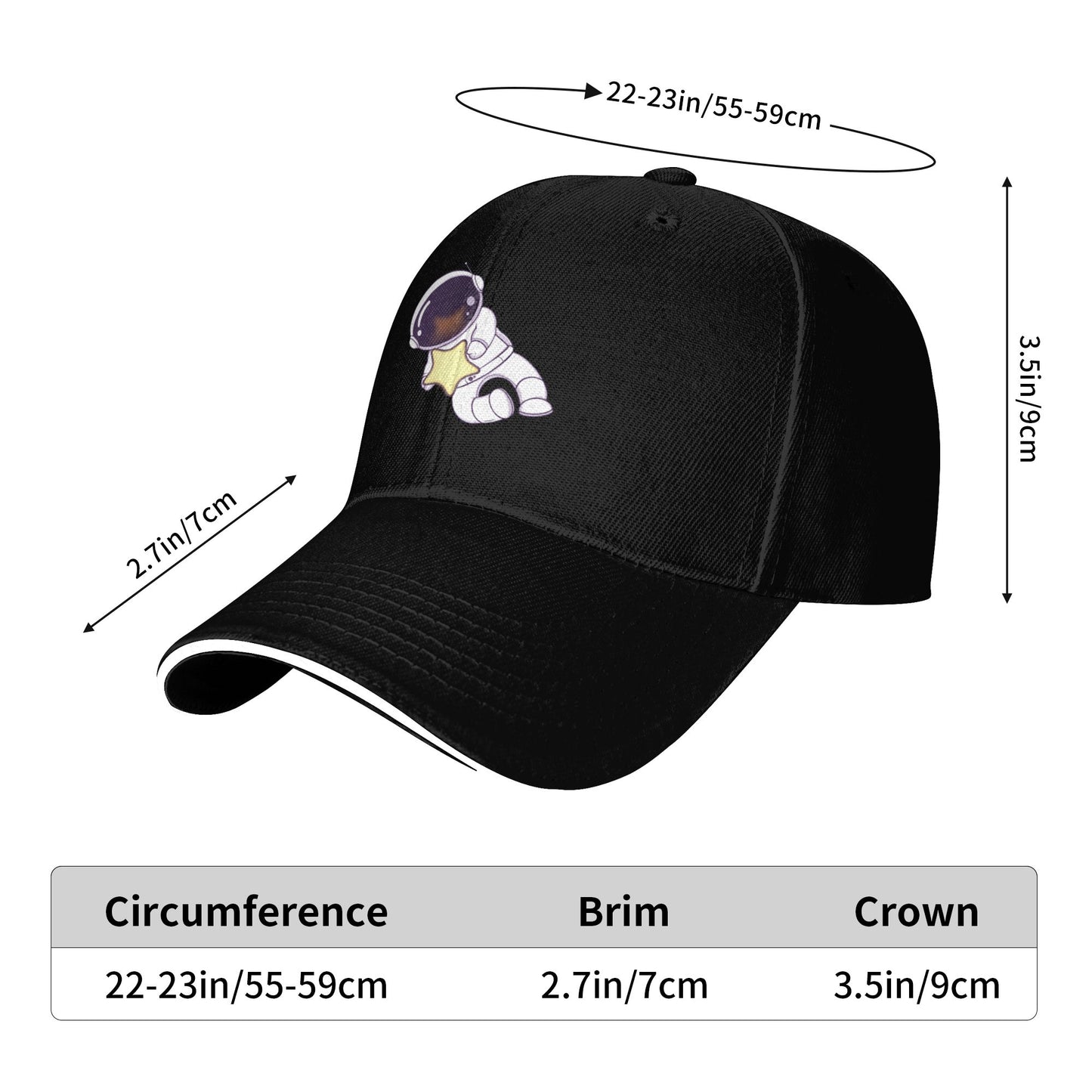 Little Astronaut Baseball Caps For Men And Women