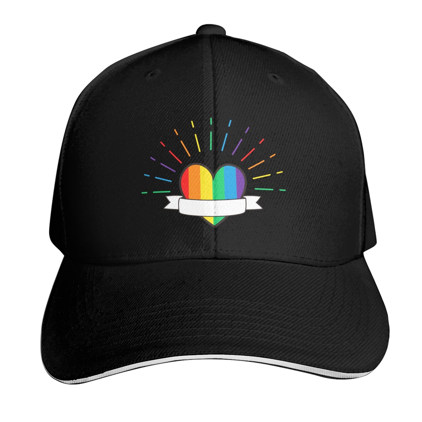 Rainbow Love Baseball Caps For Women And Men