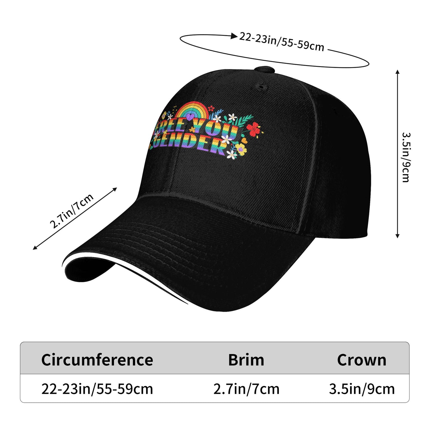 Free You Gender Baseball Caps For Men And Women