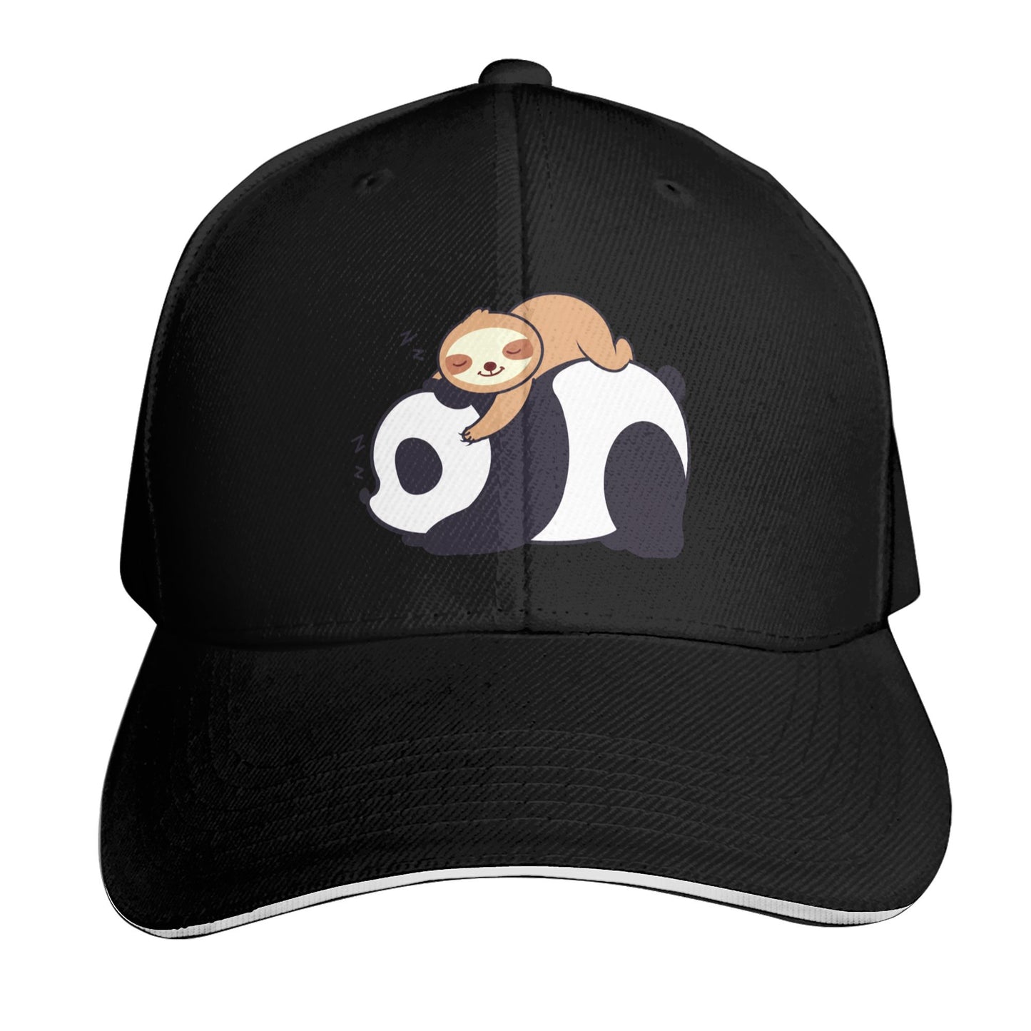 Panda And Sloth Baseball Caps For Men And Women