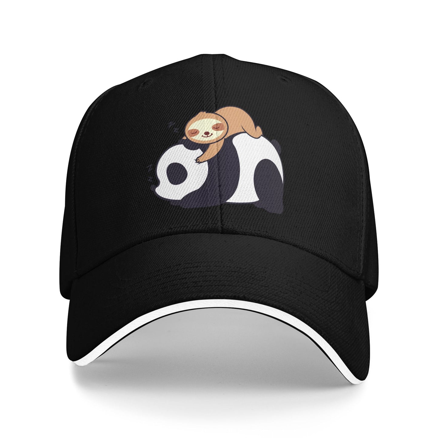 Panda And Sloth Baseball Caps For Men And Women