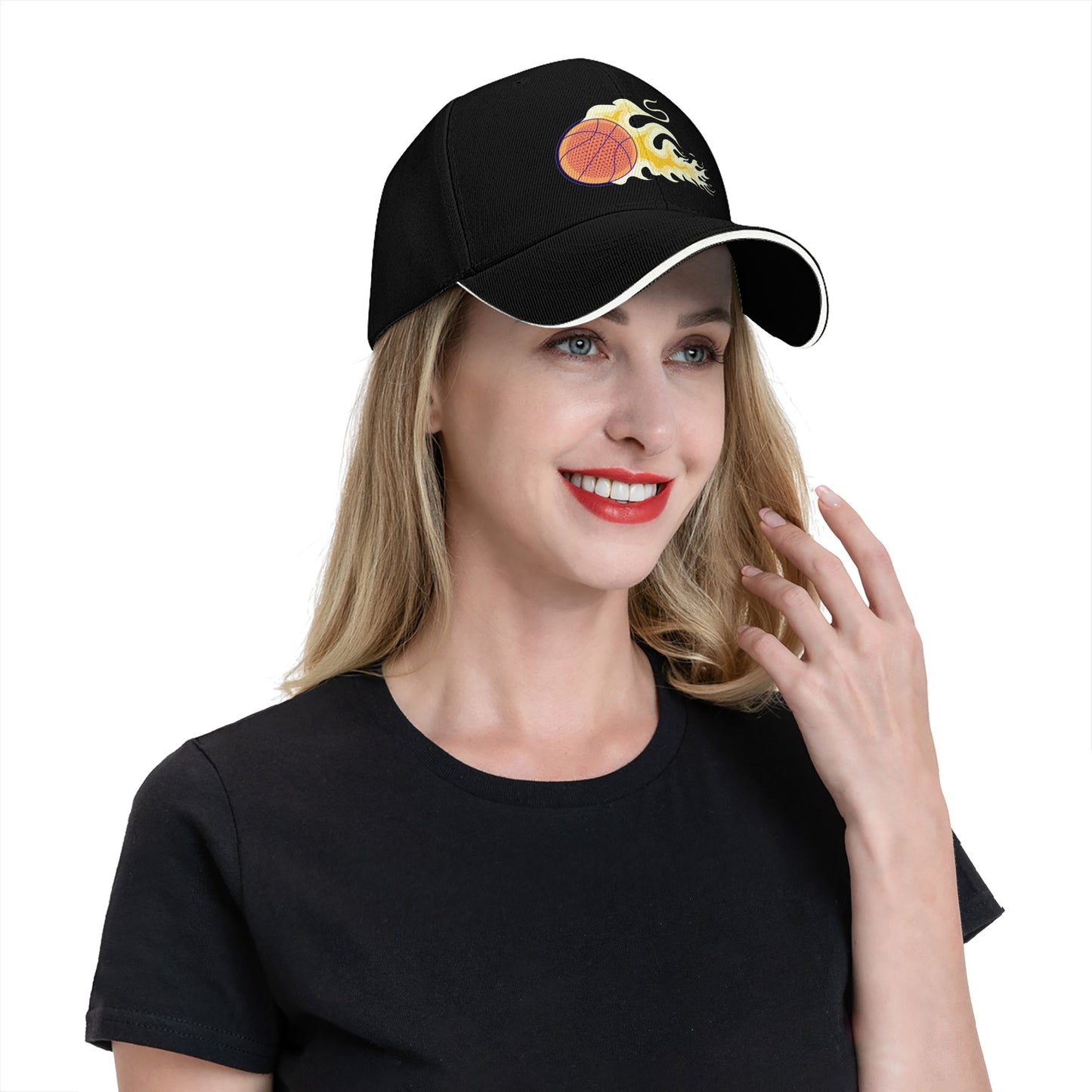 Basketball Design Baseball Caps For Men And Women