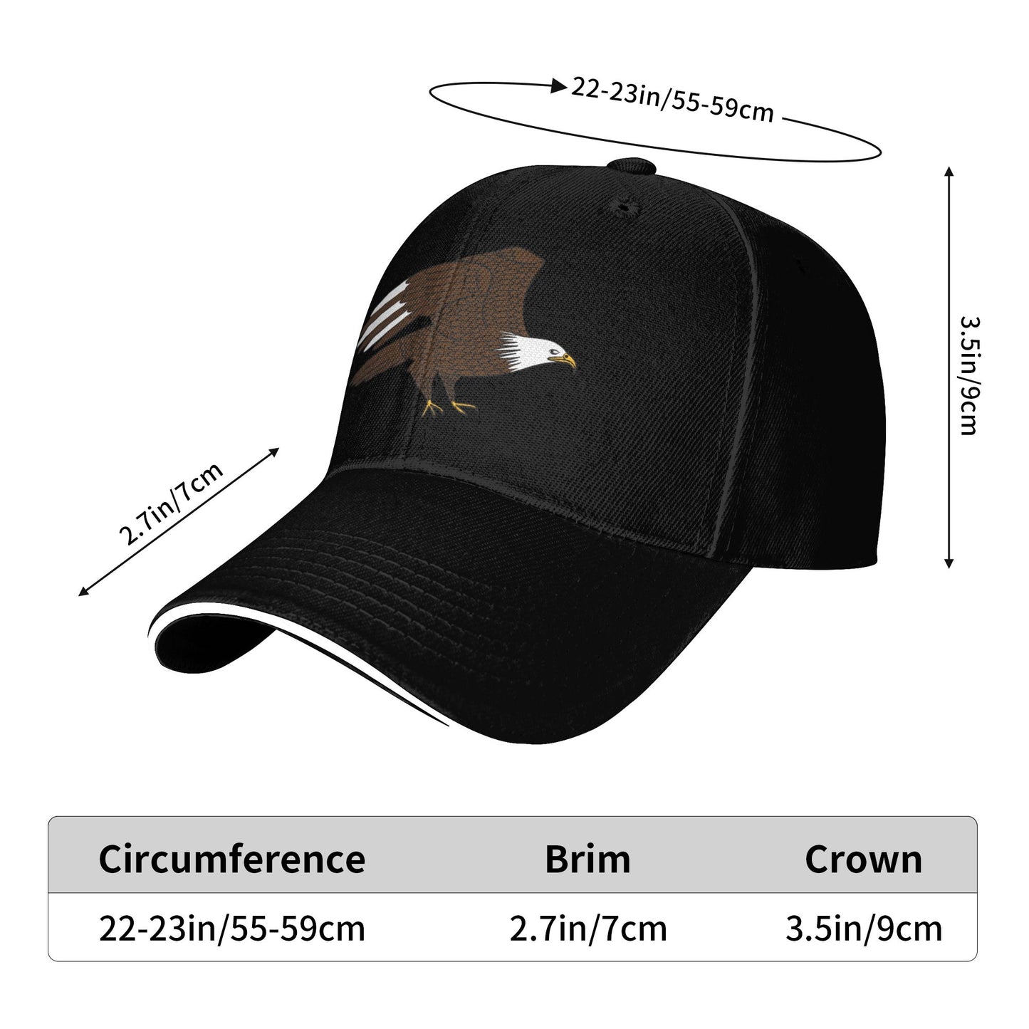 Bald Eagle Baseball Caps For Men And Women