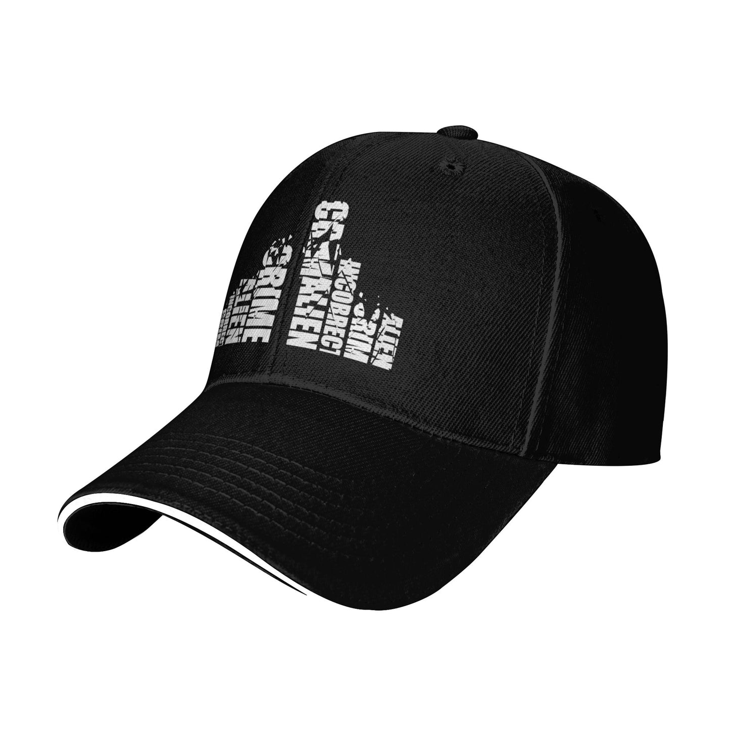 Typography Design Baseball Caps For Women And Men