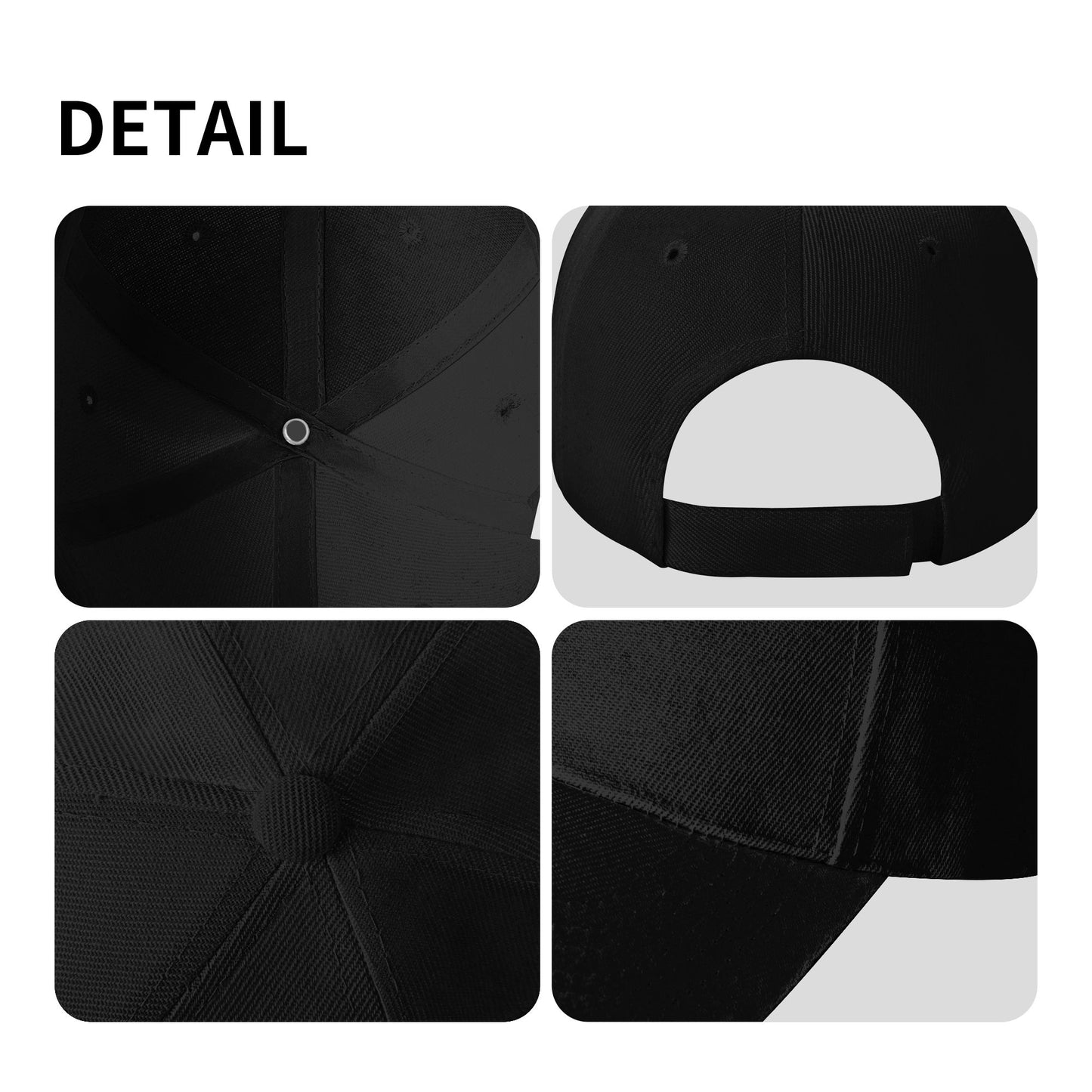 Text Graphics Baseball Caps For Men And Women