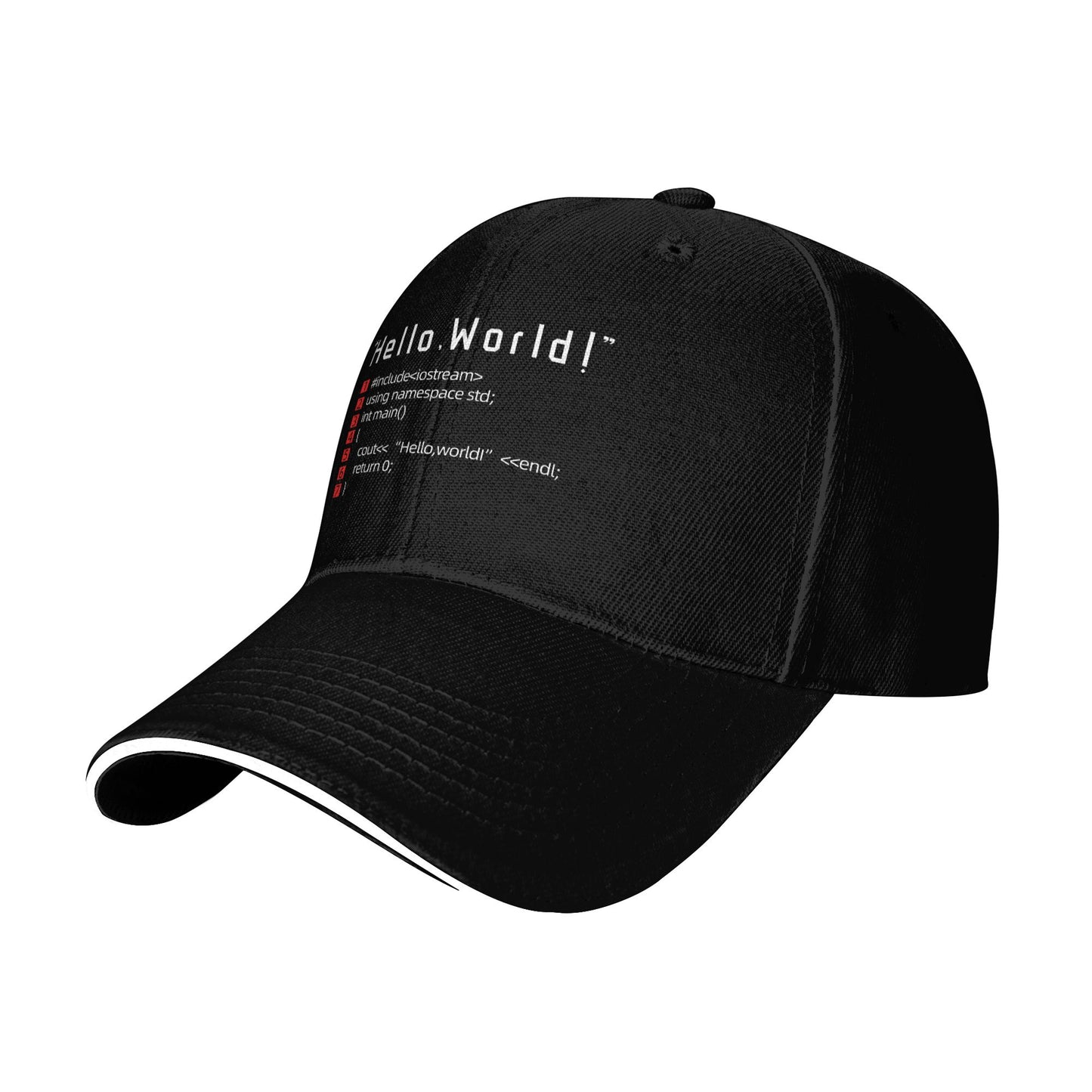 Hello World Baseball Caps For Men And Women