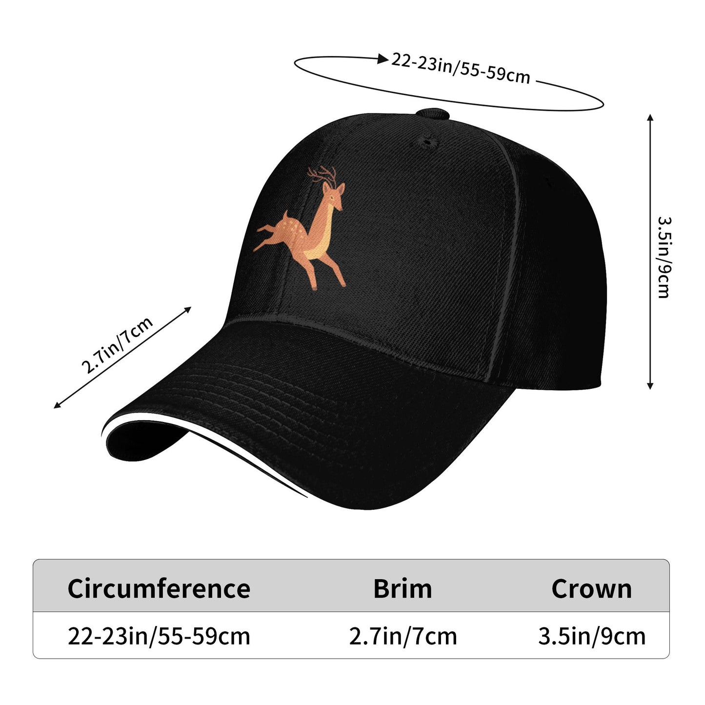 Sika Deer Baseball Caps For Women And Men