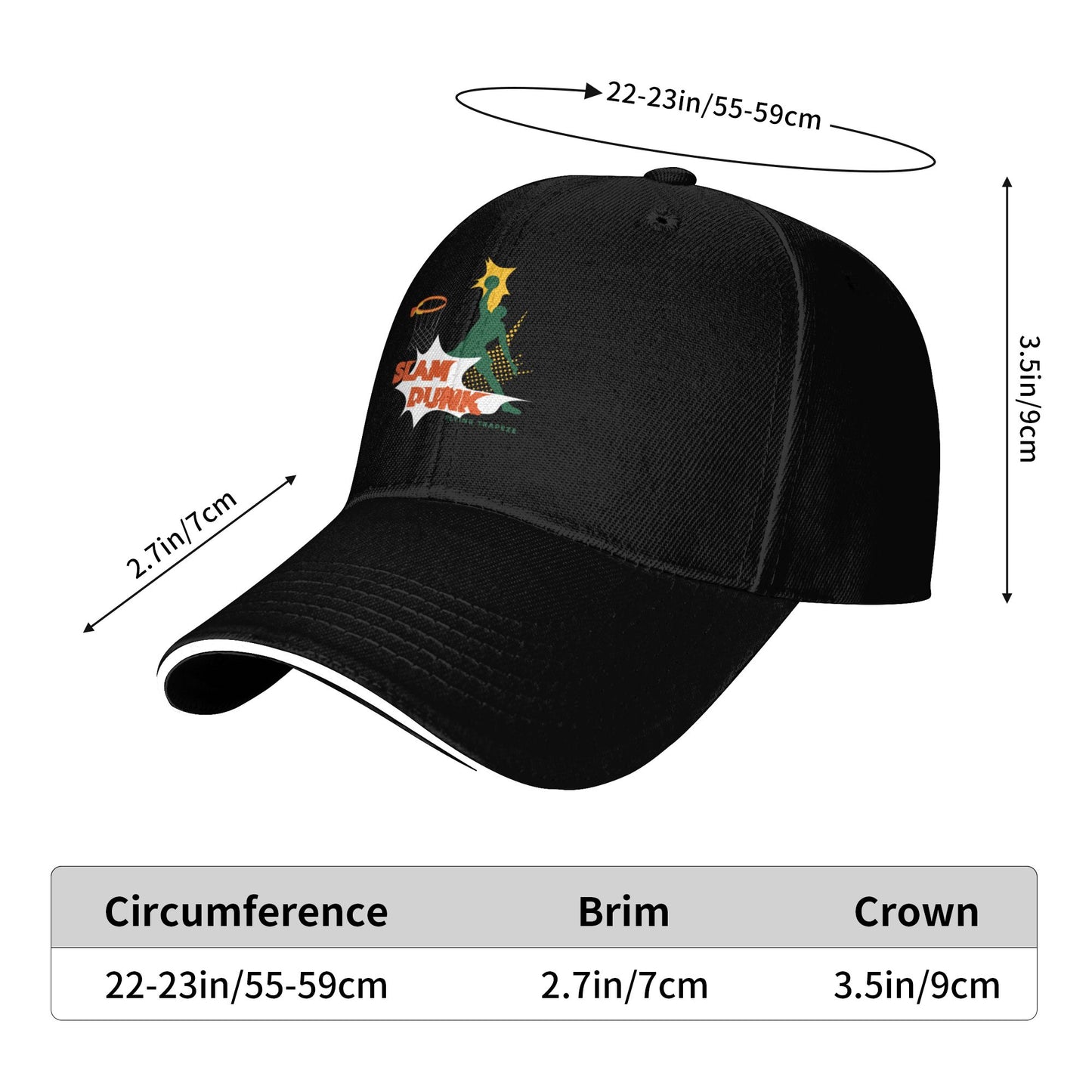 Slam Dunk Baseball Caps For Women And Men