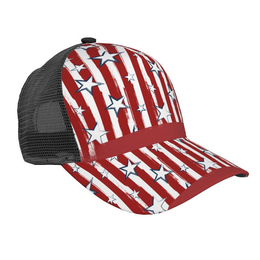 Stars And Stripes Baseball Hats For Men Or Women