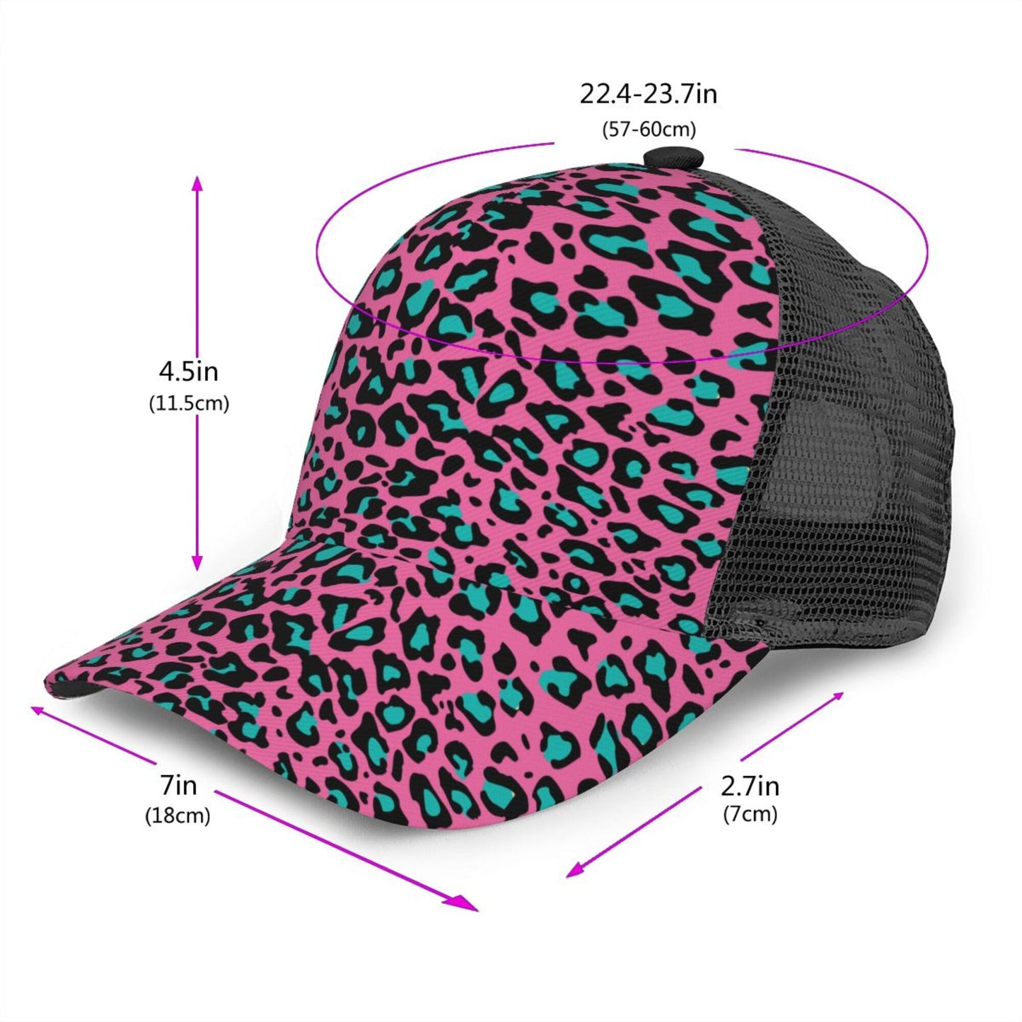 Leopard Baseball Hats For Men Or Women