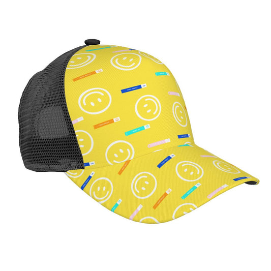 Smiley Baseball Hats For Men Or Women