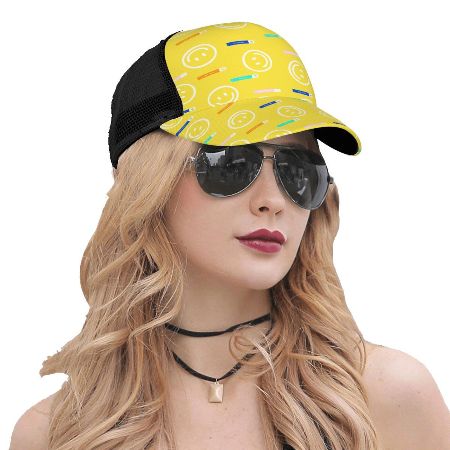 Smiley Baseball Hats For Men Or Women