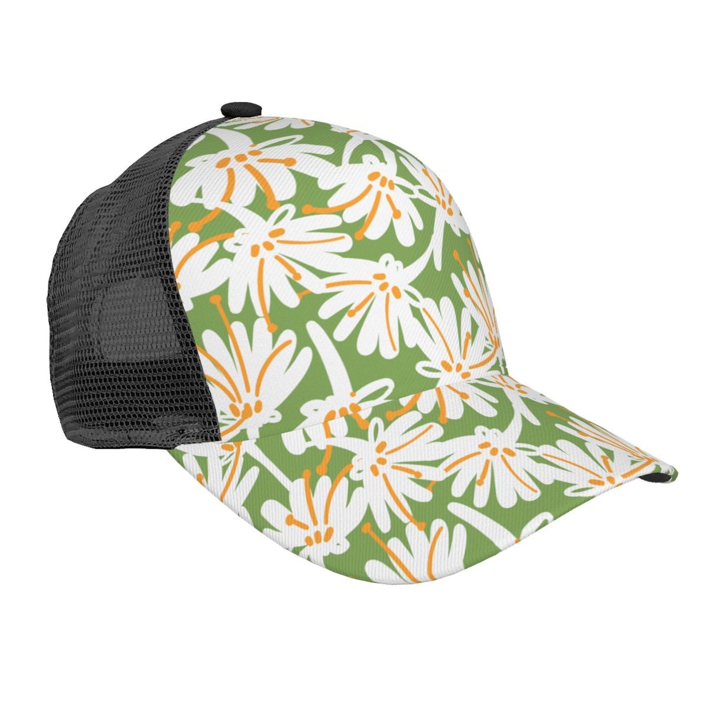 Floral Pattern Baseball Hats For Men Or Women
