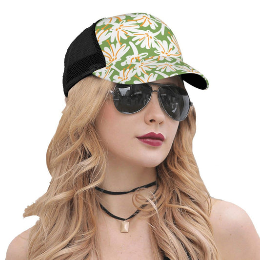 Floral Pattern Baseball Hats For Men Or Women