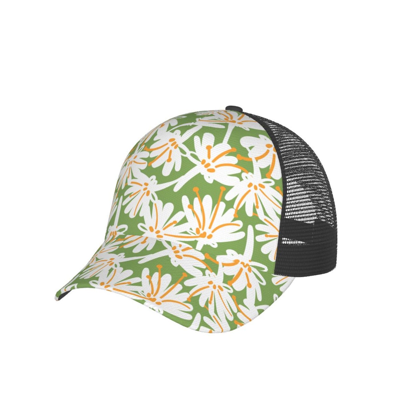 Floral Pattern Baseball Hats For Men Or Women