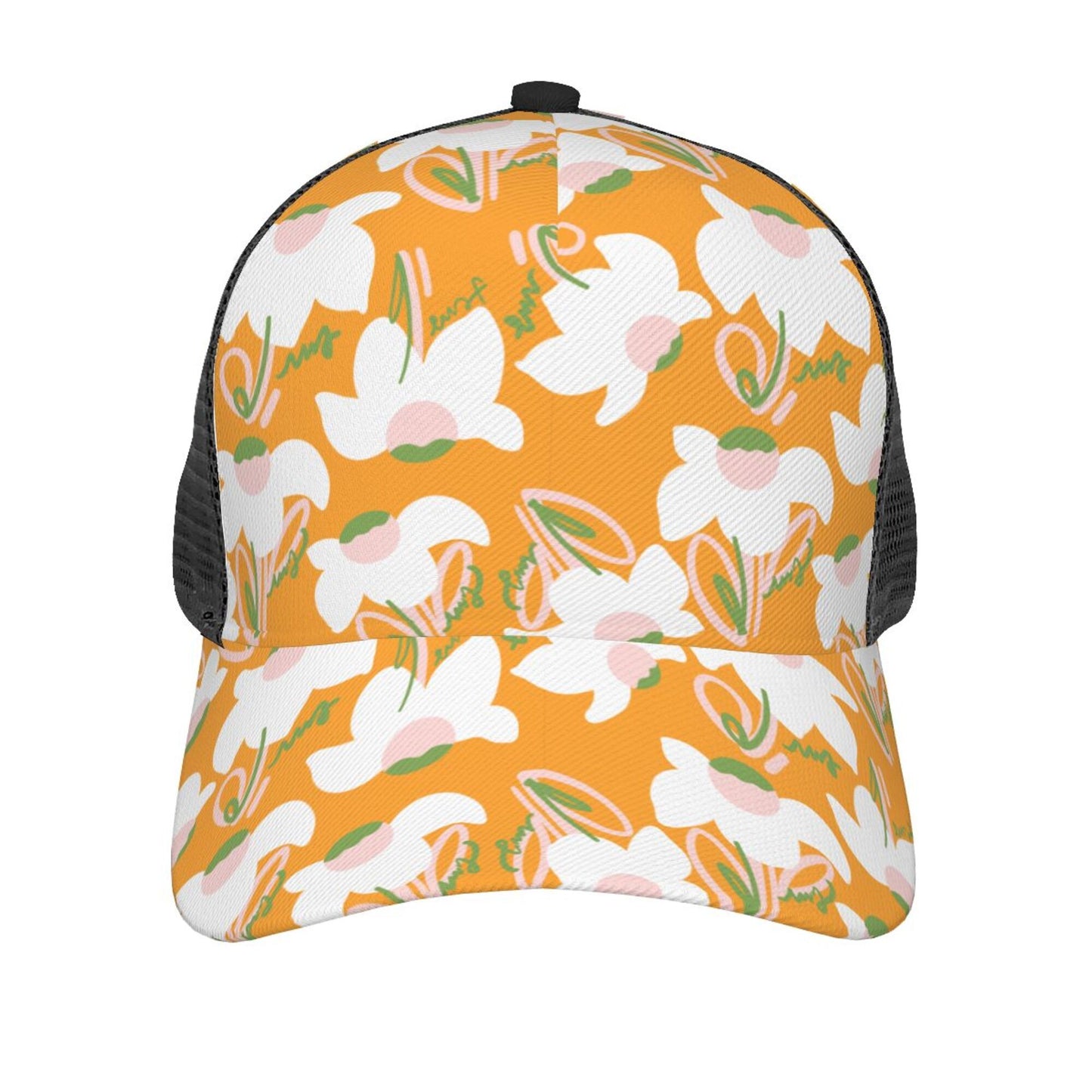 Flower Printed Baseball Hats For Men Or Women