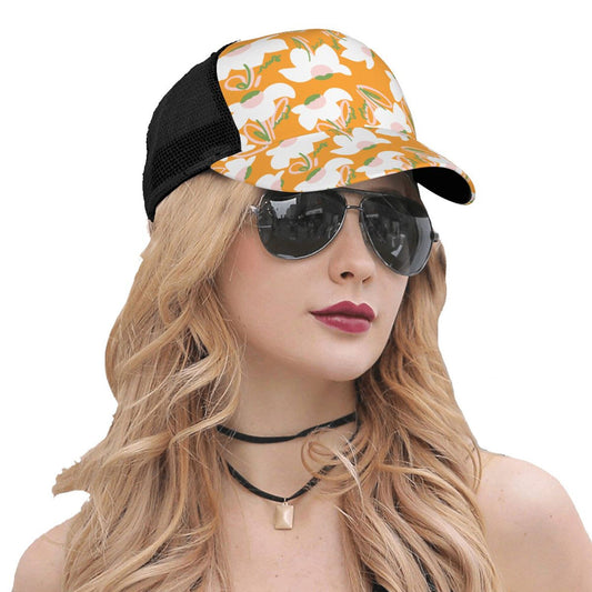 Flower Printed Baseball Hats For Men Or Women
