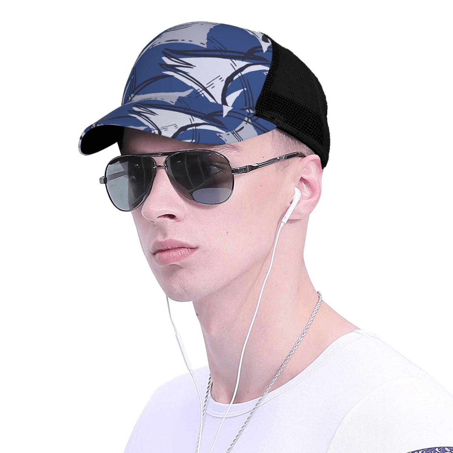 Geometric Pattern Baseball Hats For Men Or Women