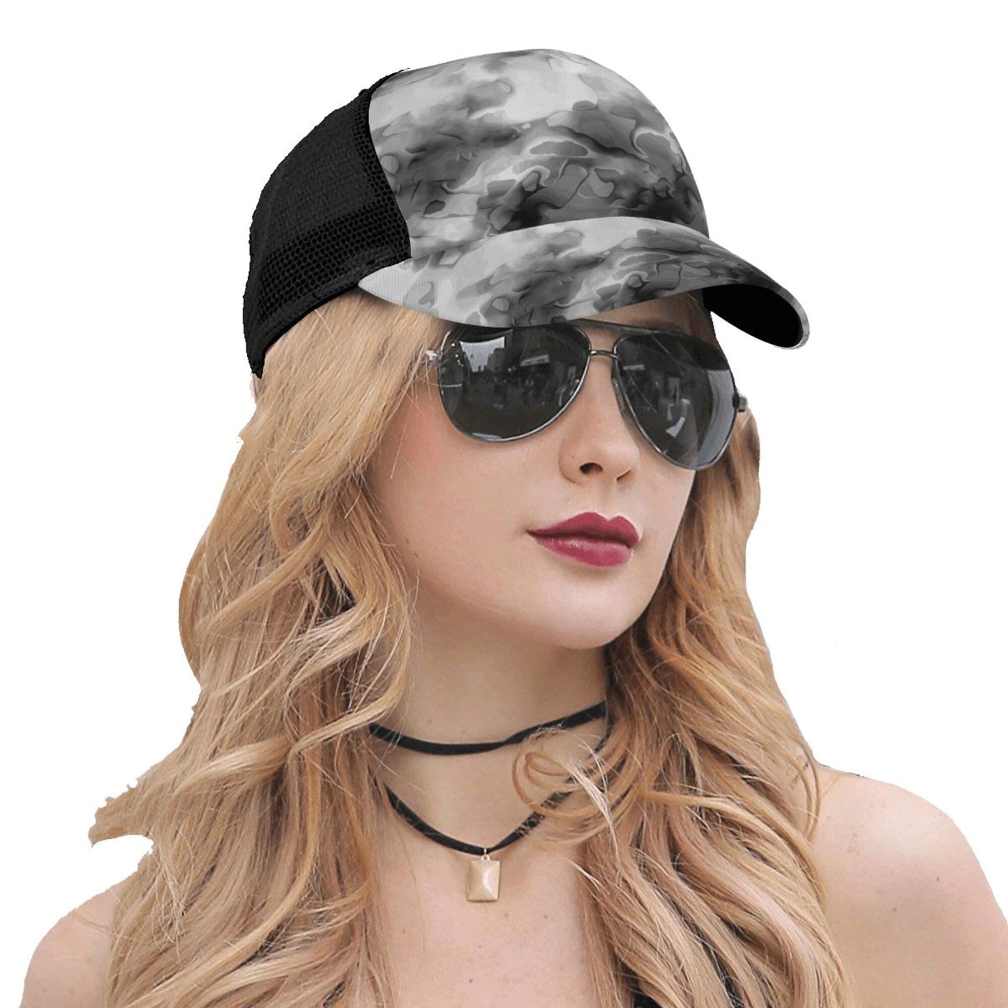 Marble Veining Baseball Hats For Men Or Women