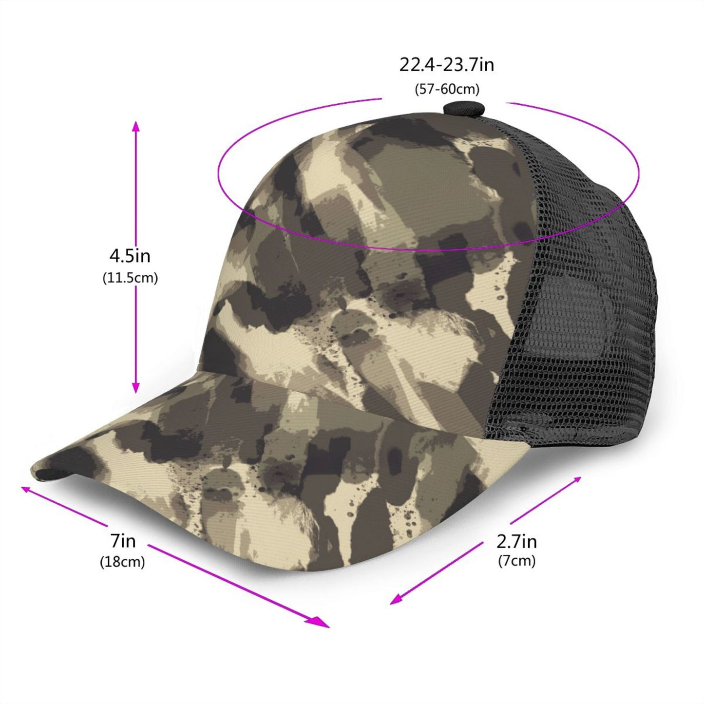 Camouflage Baseball Hats For Men Or Women
