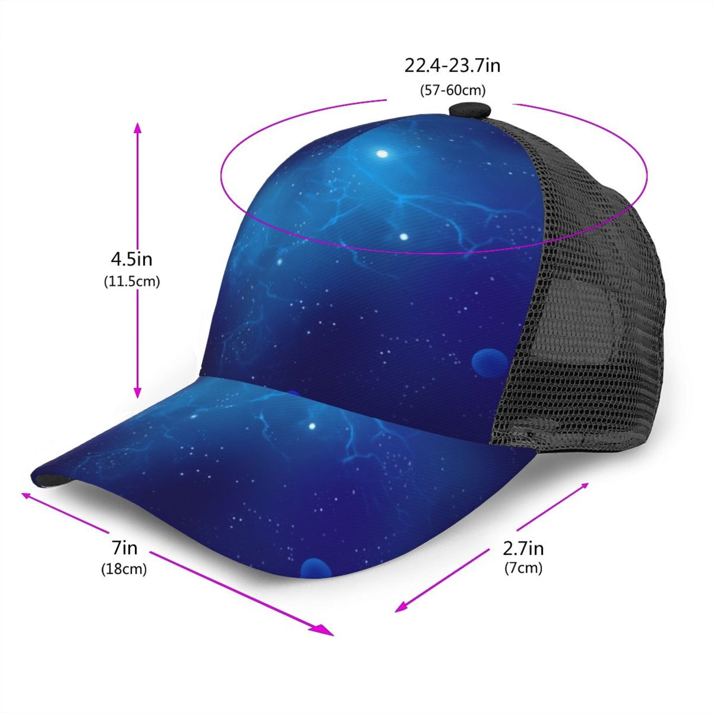 Starry Sky Baseball Hats For Men Or Women