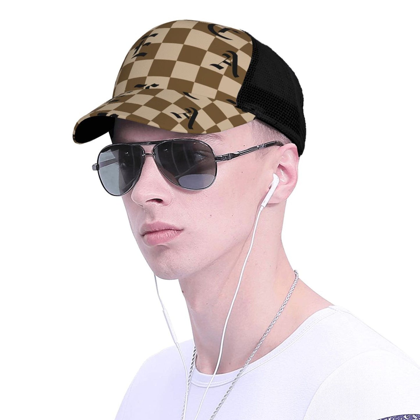 Plaid Baseball Hats For Men Or Women