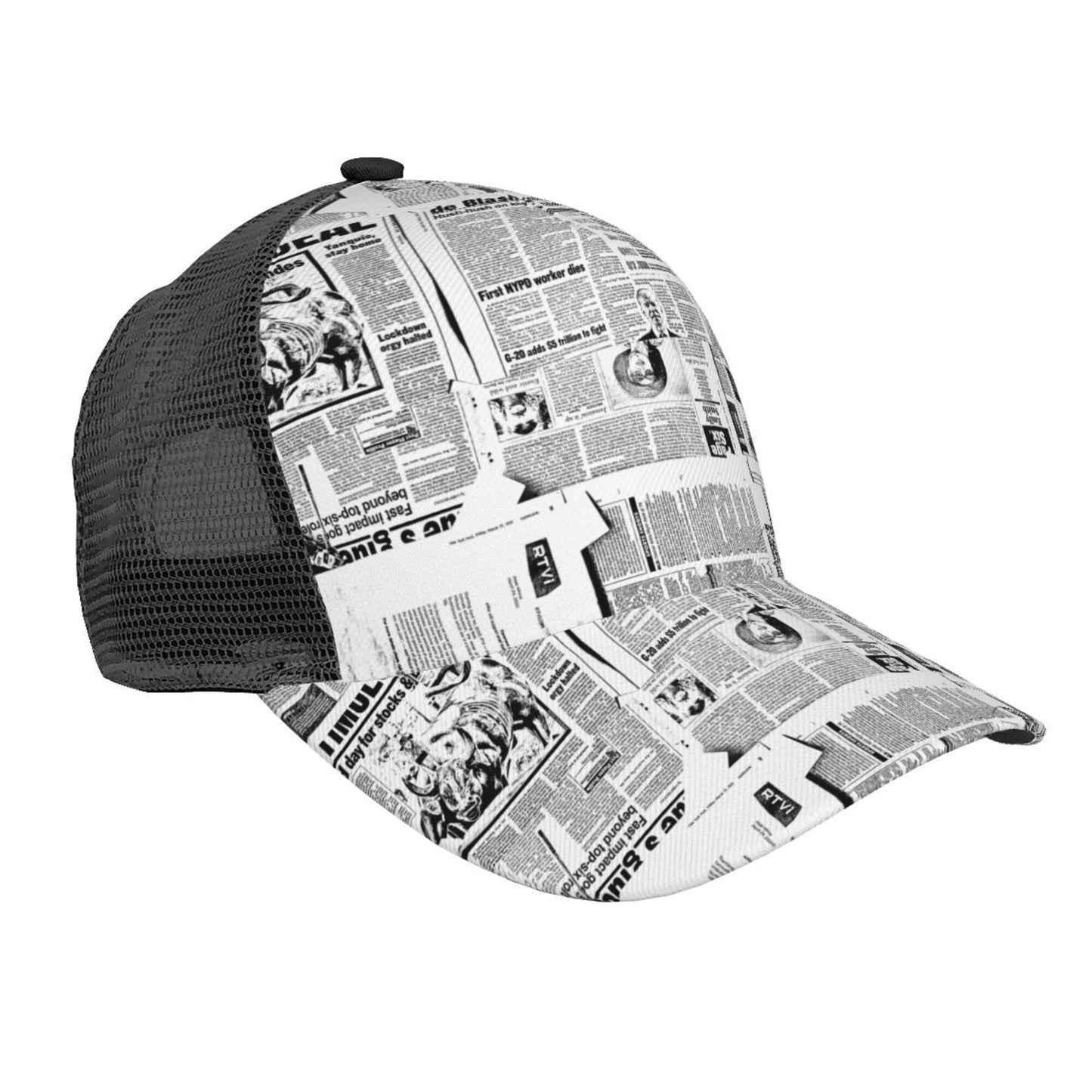 Newspaper Baseball Hats For Men Or Women
