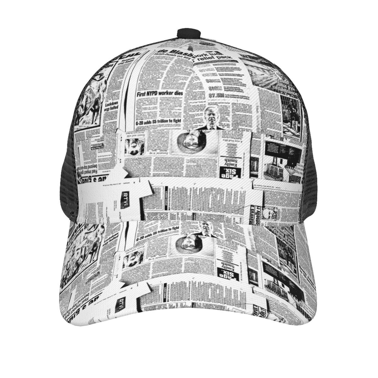 Newspaper Baseball Hats For Men Or Women