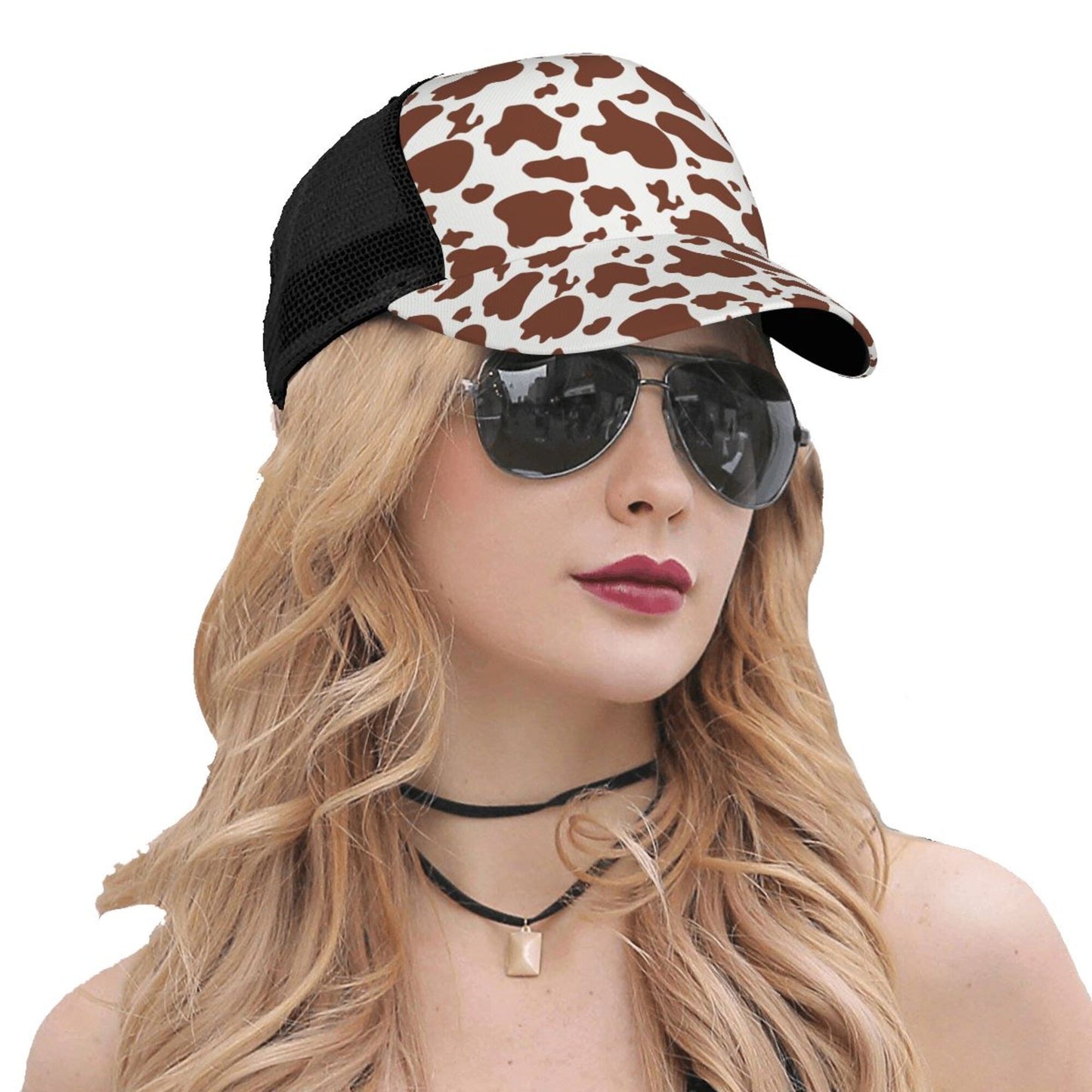 Cow Pattern Baseball Hats For Men Or Women