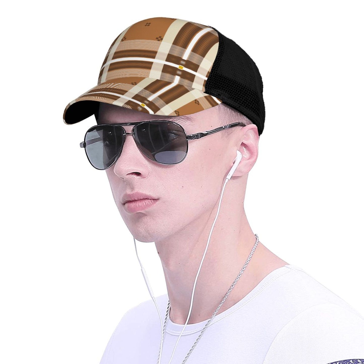 Checkered Baseball Hats For Men Or Women