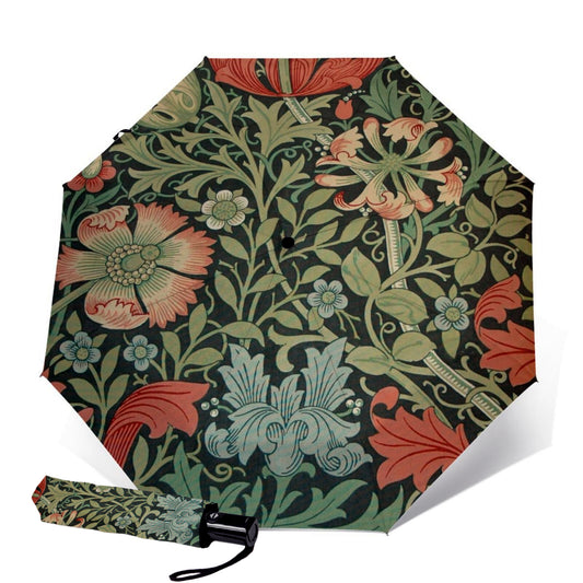 Abstract Flowers Design Mini Folding Umbrella