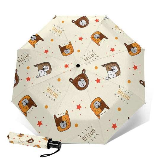 Anime Cat Foldable Travel Umbrella