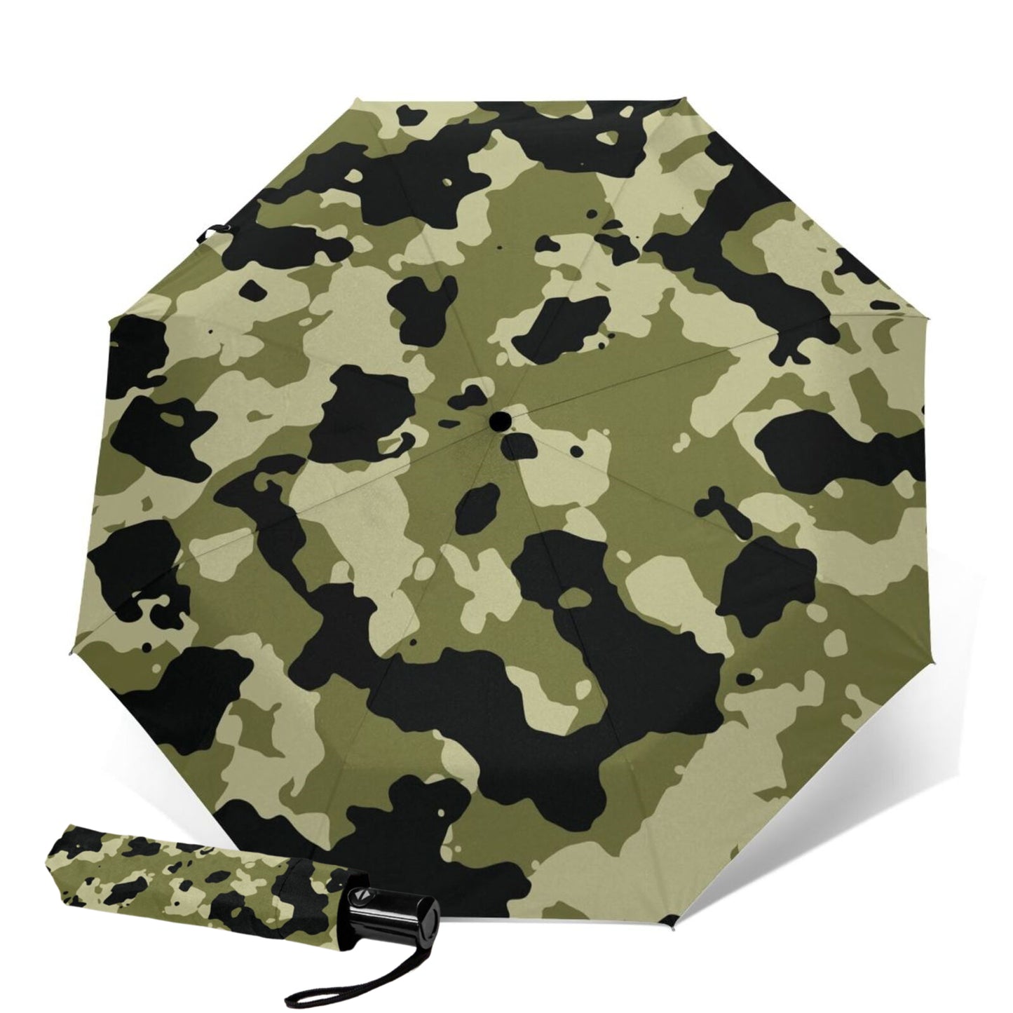 Army Print Foldable Travel Umbrella