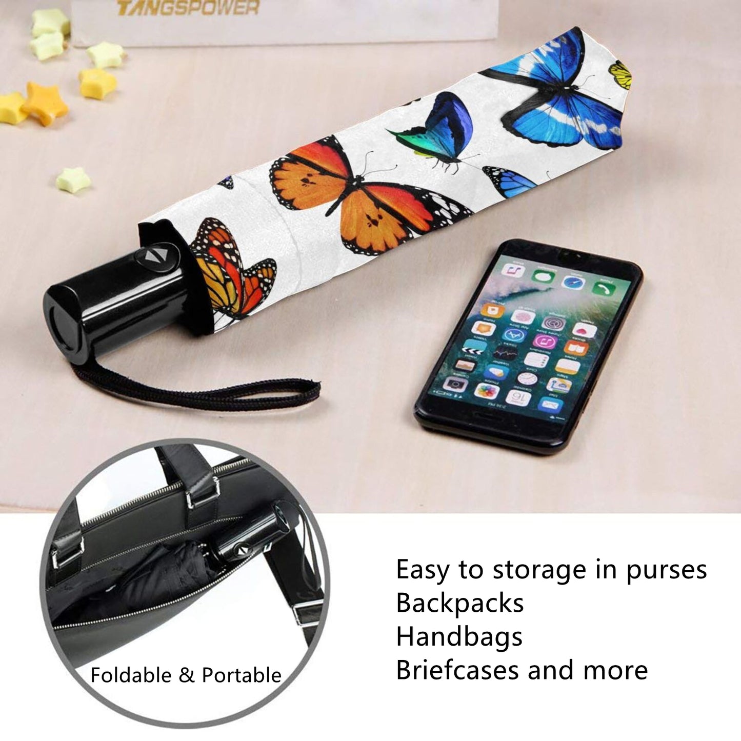 Classic Butterfly Foldable Umbrella