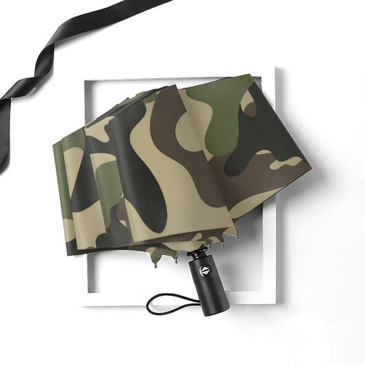 Camouflage Compact Foldable Umbrella