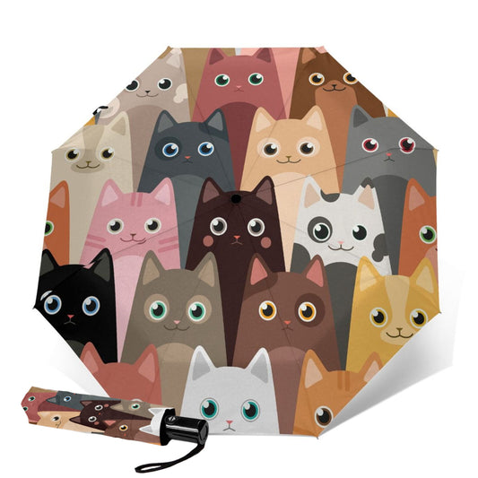 Cartoon Cat Foldable Umbrella