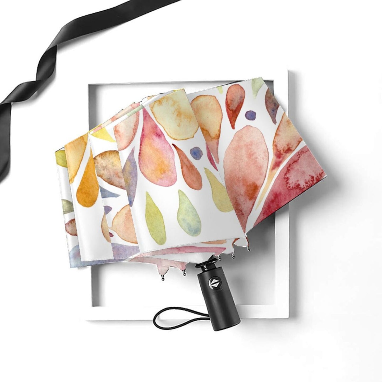 Petals Printed Foldable Umbrella