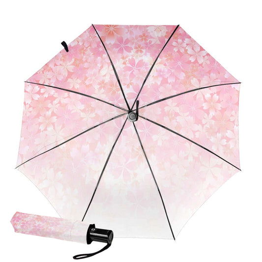 Colour Changing Flower Inside Small Folding Umbrella