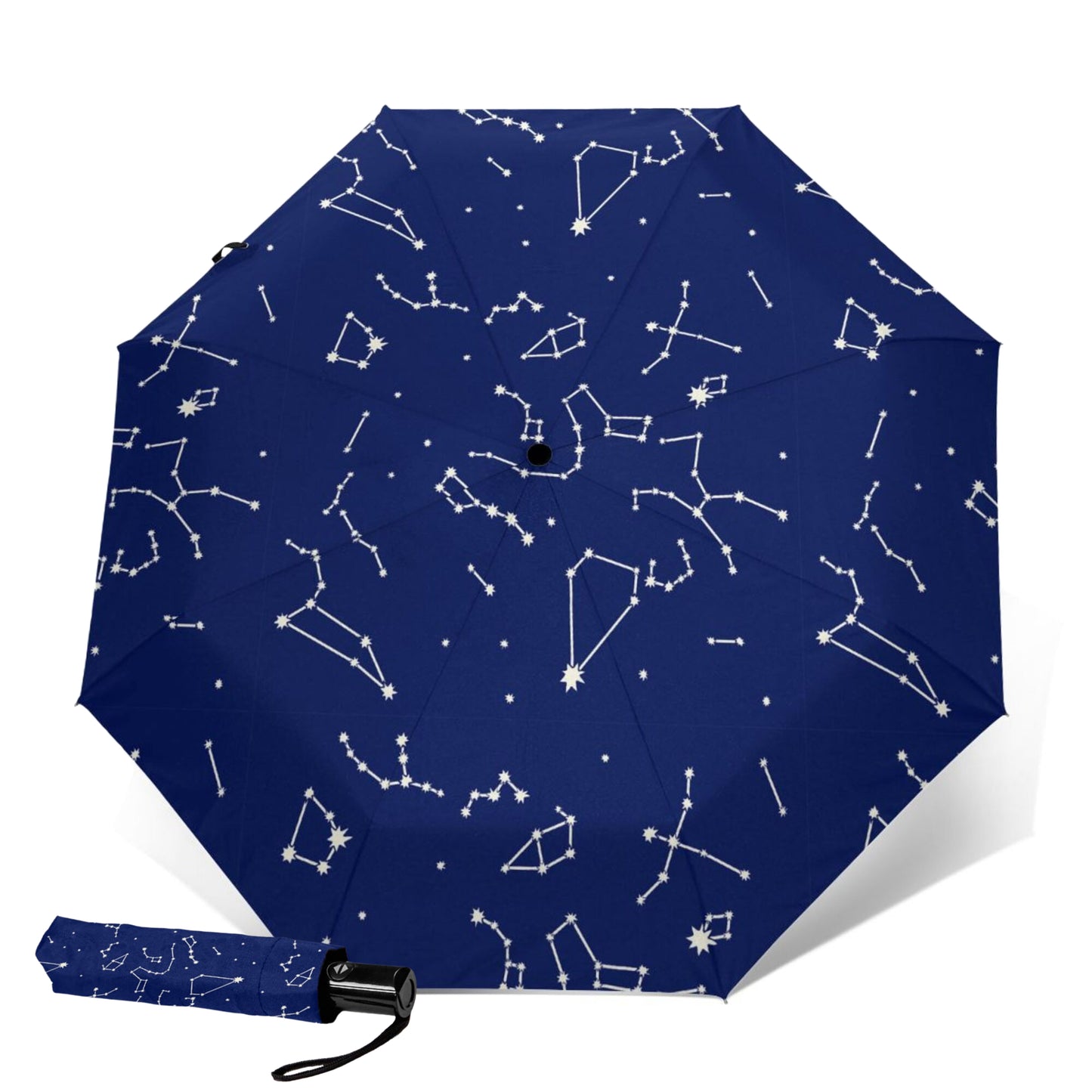 Starry Night Design Small Printed Umbrella