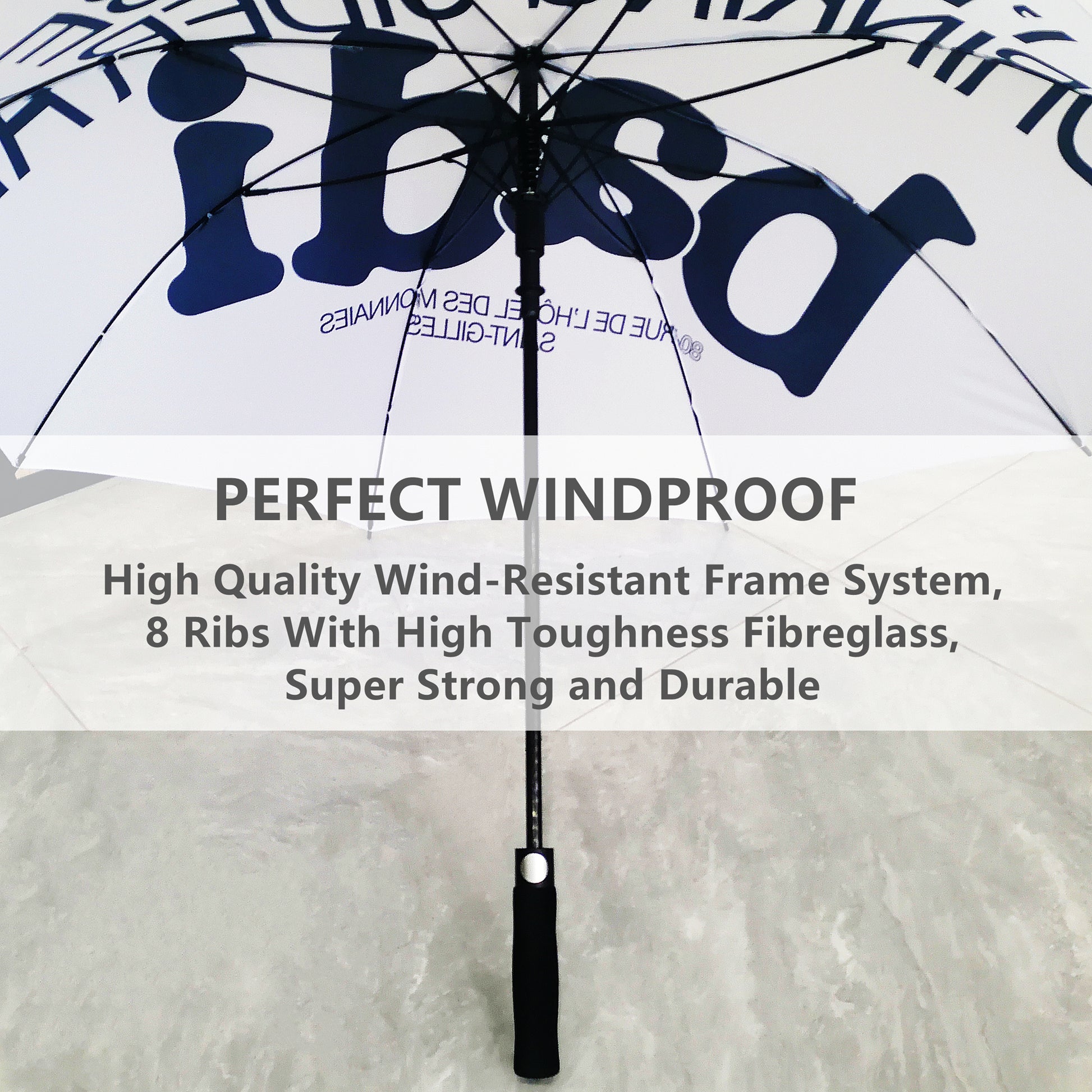 custom golf umbrella with logo