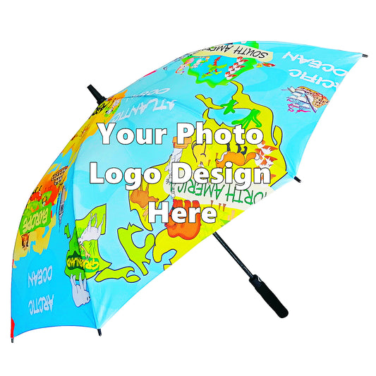 Custom Full Color Printing Golf Umbrellas