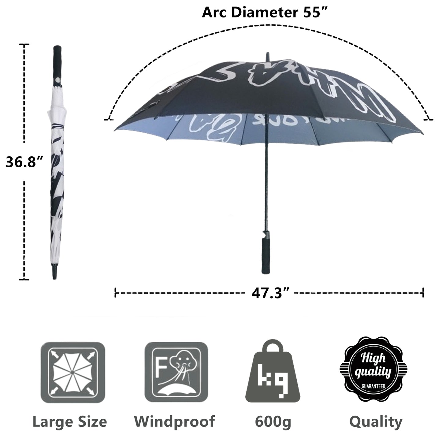 customized golf umbrella