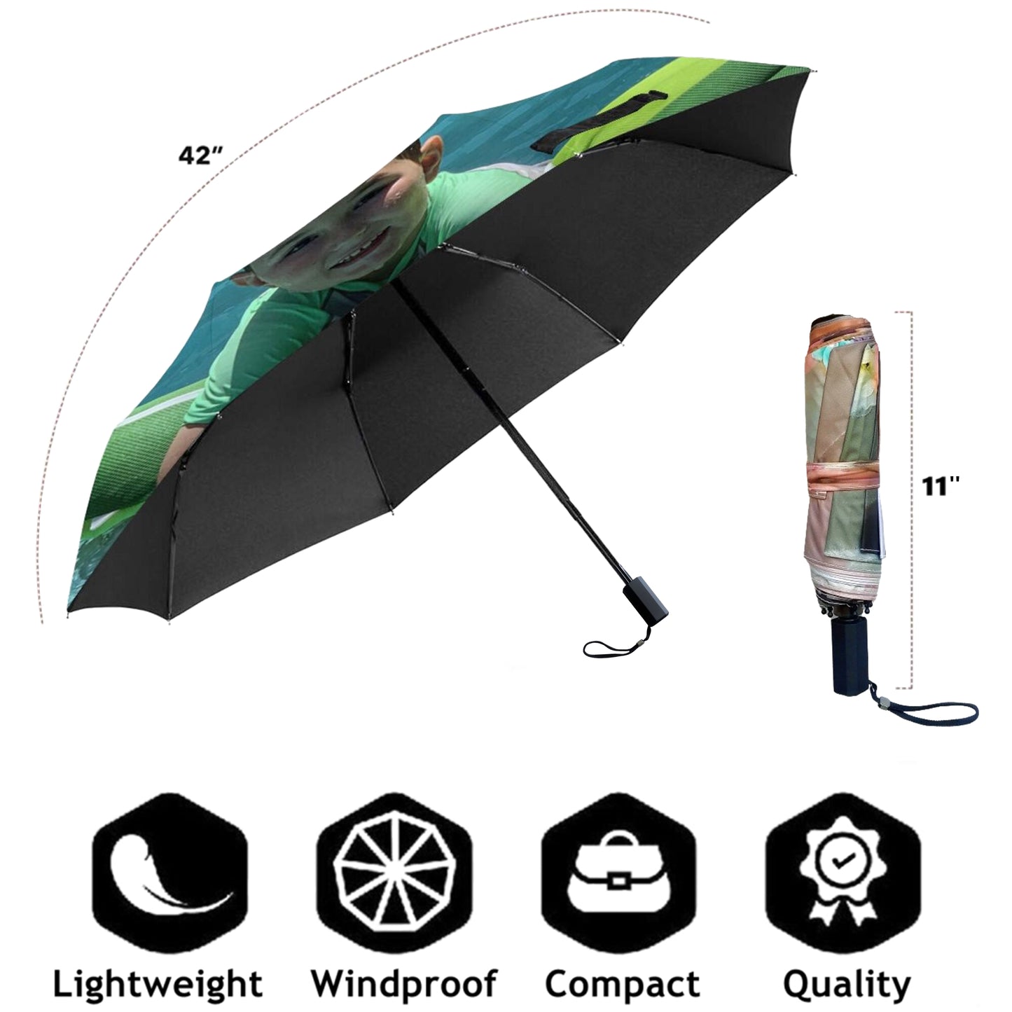 Custom Mini Umbrella With Design Logo Or Image