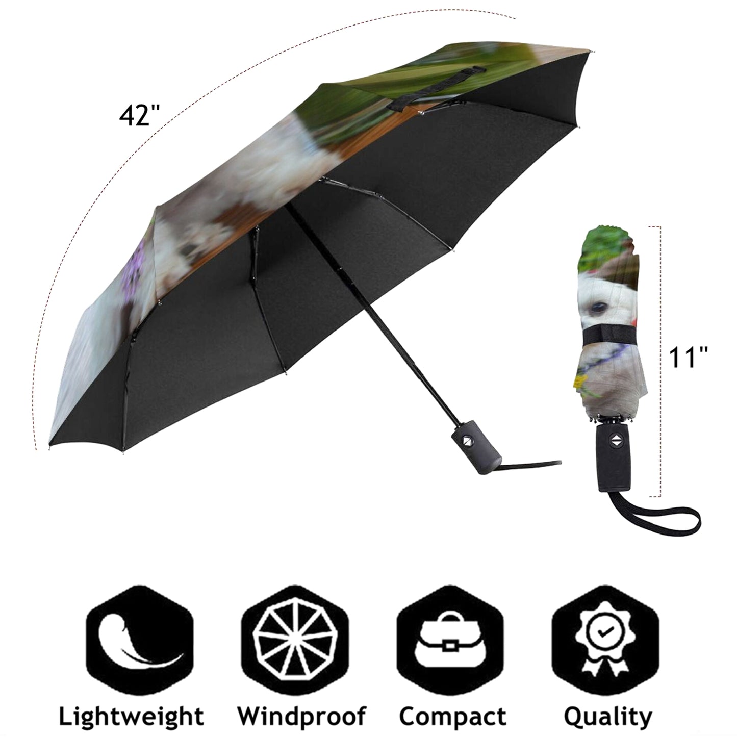 Custom Folding Umbrellas With Photo Or Logo Design