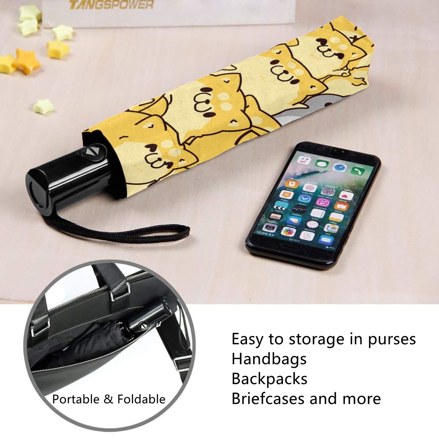 Cute Cats Design Foldable Travel Umbrella