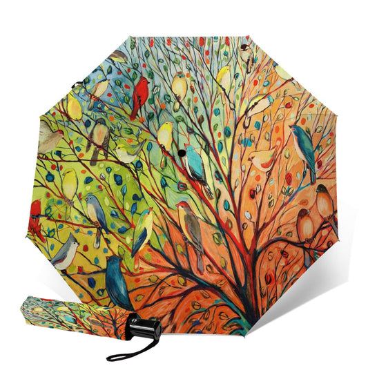 Dickeybird Printed Foldable Travel Umbrella