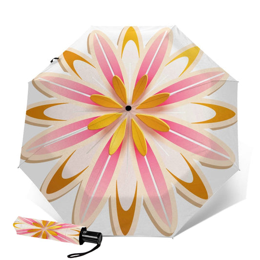 Flower Pattern Small Travel Umbrella