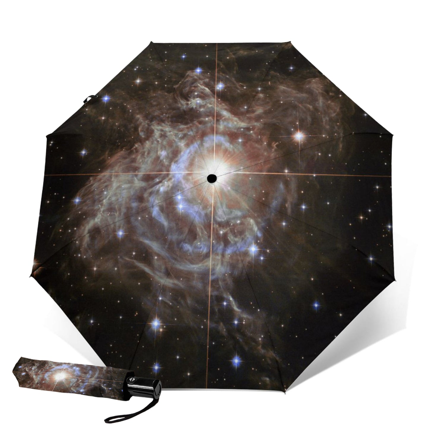 Starry Night Design Small Mini Umbrella