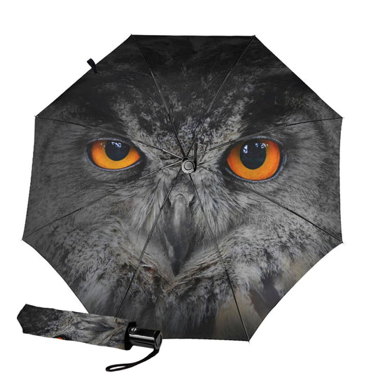 Small Travel Umbrella With Hawkeye Print Inside