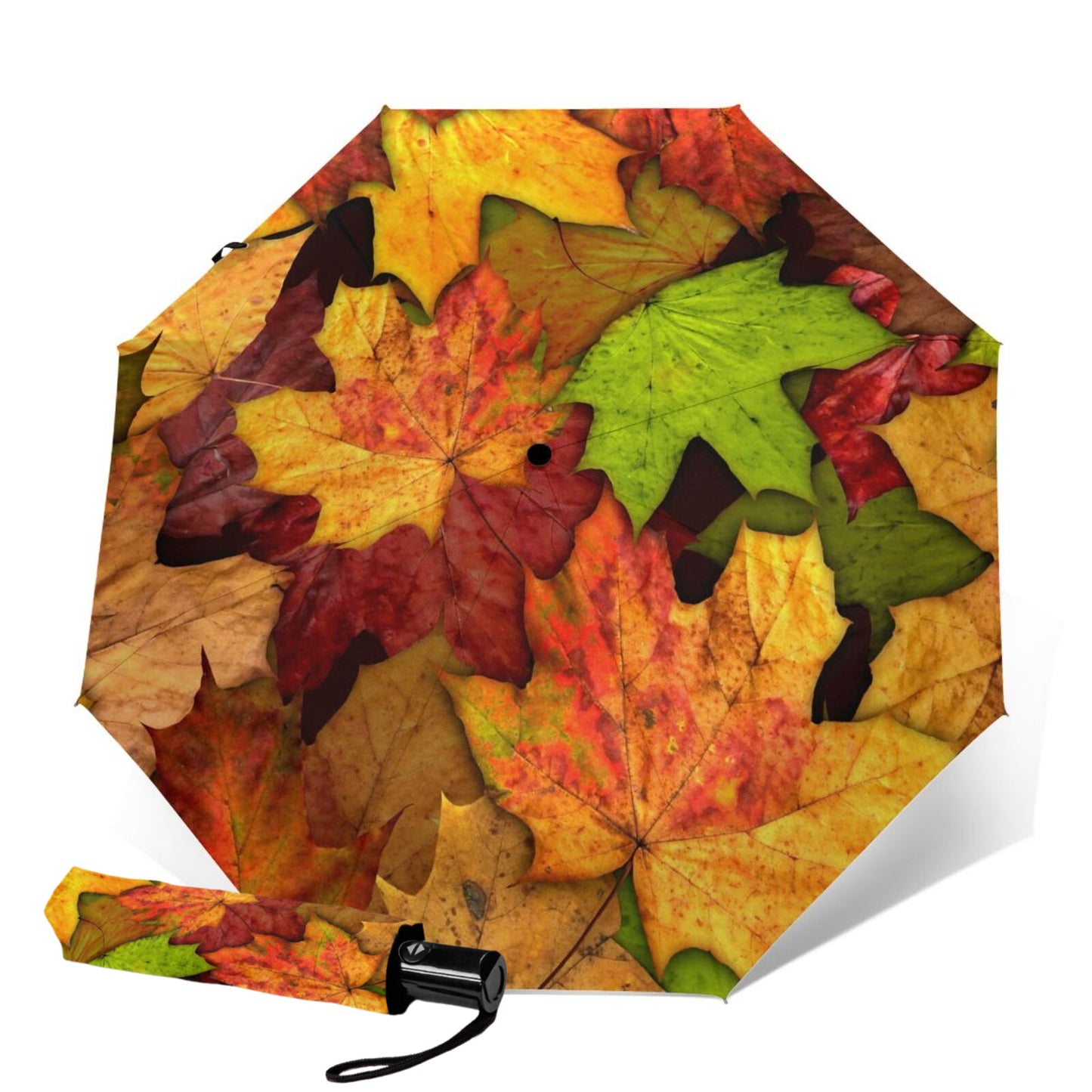 Maple Leaves Foldable Travel Umbrella